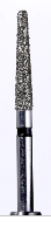 Diamond Bur, Round End Taper 10/pk