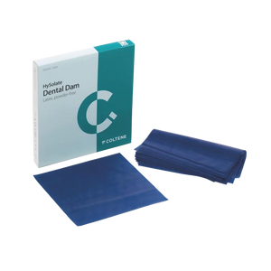 Hysolate Latex Dental Dam – Blue, Heavy, 152 mm x 152 mm, 36/Pkg