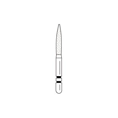 Two Striper® Diamond Burs – FG, Coarse, Green, Flame, 5/Pkg