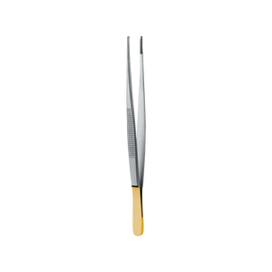Standard Tissue Forcep 1x2, Serrated, Tungsten Carbide, 14.5CM