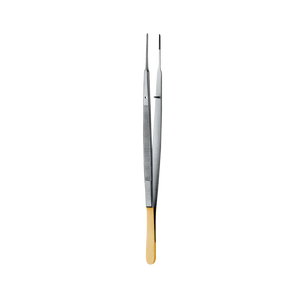 Gerald Dressing Forcep, Tungsten Carbide, 18CM