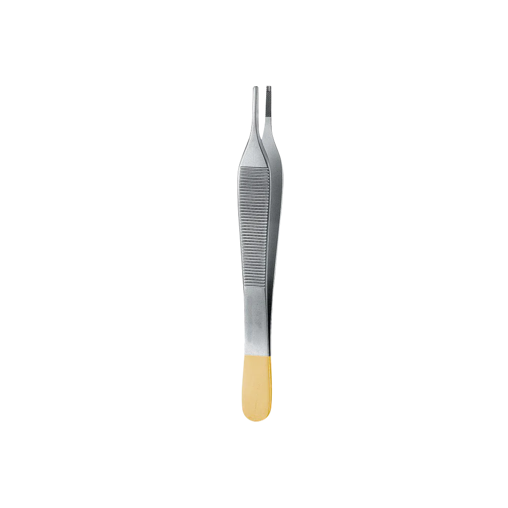 Adson Brown Grasping Forcep, 3x4 Teeth, Tungsten Carbide, 12CM