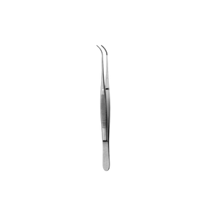Semken Dressing Forcep, Serrated, Curved, 12CM
