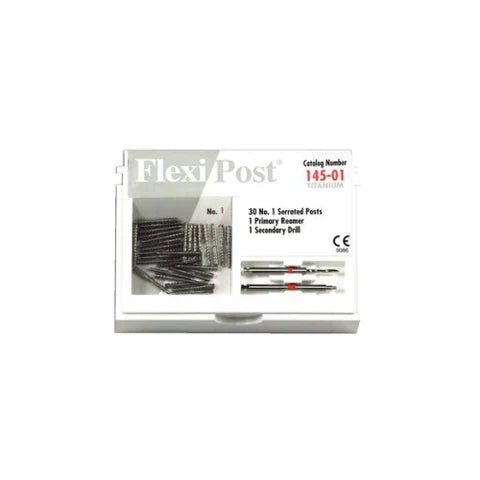 Flexi-Post® Prefabricated Split Shank Post, Titanium Refills