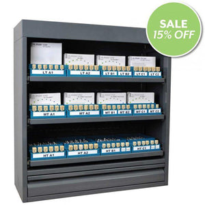 CAD/CAM Block Lockers with Internal Organizers