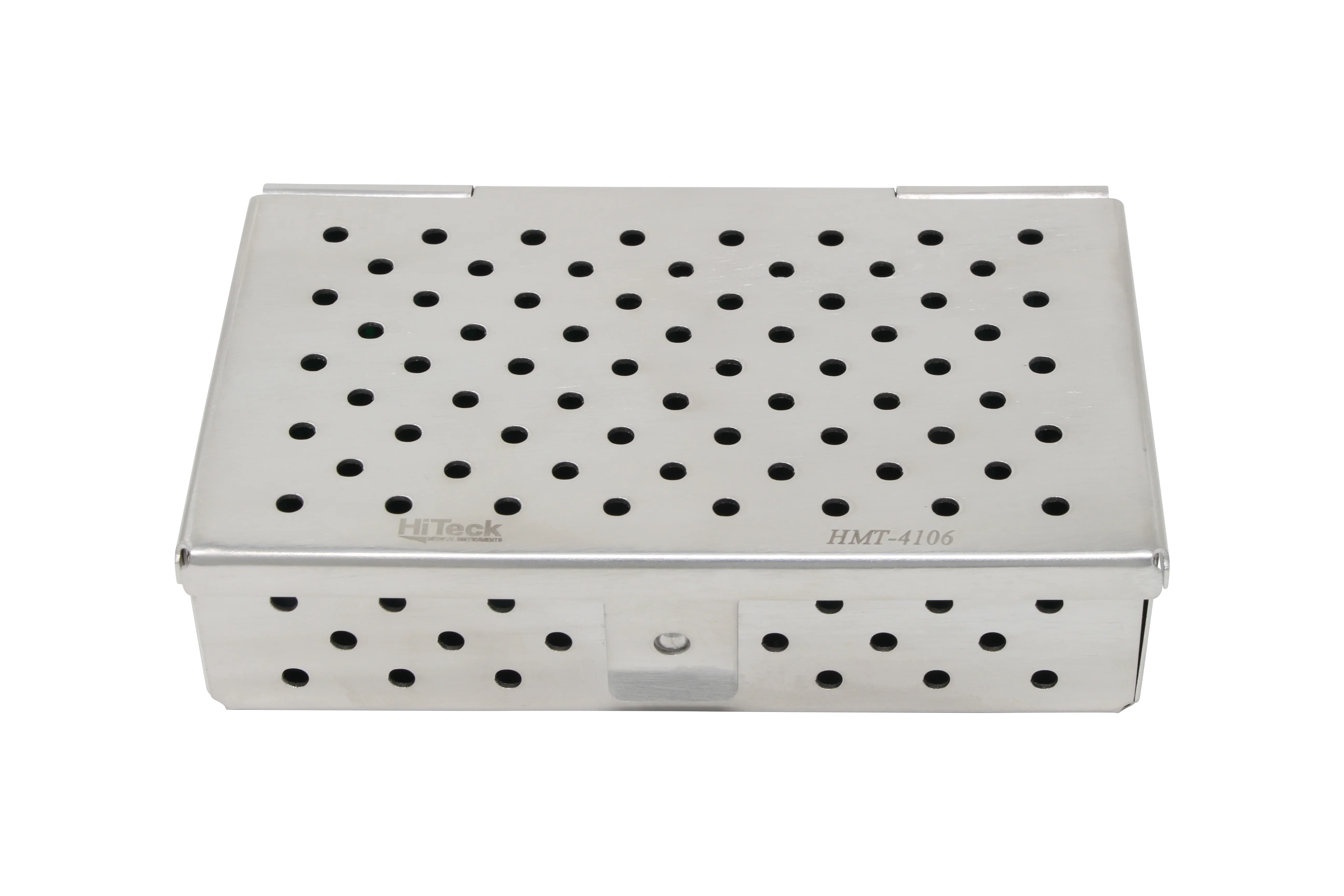 Sterilization Cassette for Clamps & Small Parts, With Silicone Mat - 100x60x25, Non Detachable