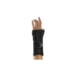 Exos® Long Thumb Spica Brace, Left, with Boa®, Black
