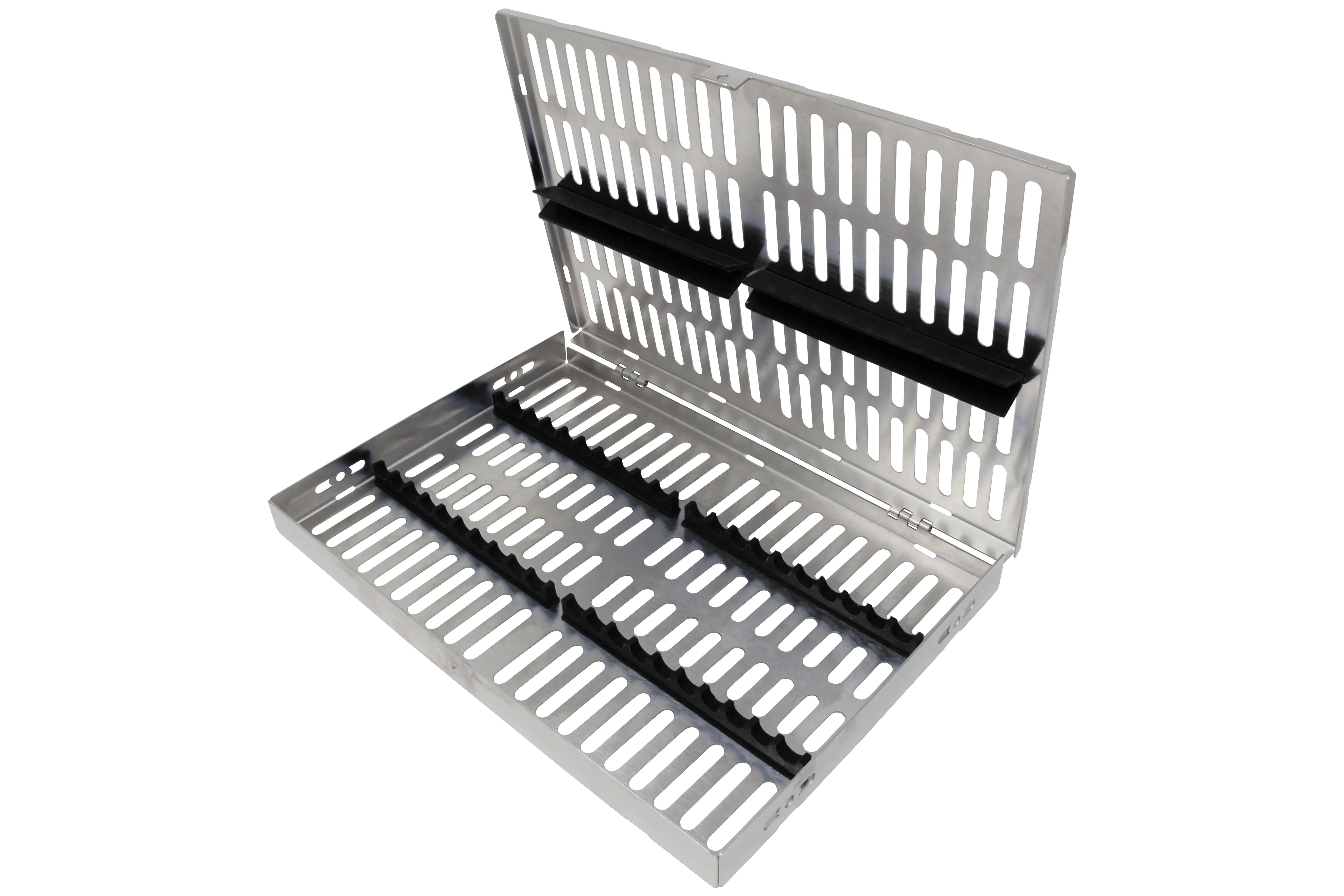 Sterilization Cassette for 20 Instruments - 260x180x22, W/O Lock, Non Detatchable