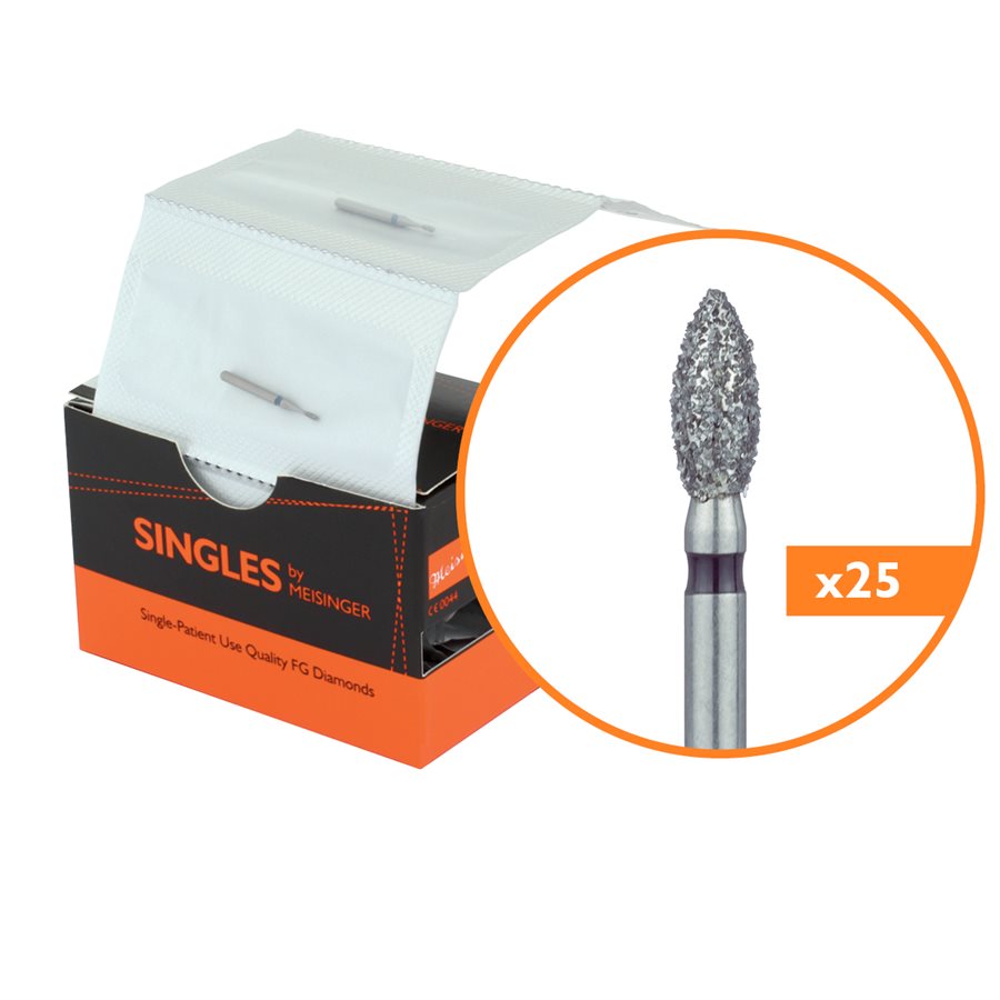 Singles Disposable Diamonds – FG, Football, 25/Pkg