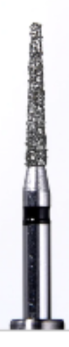 Diamond Bur, Round End Taper 10/pk