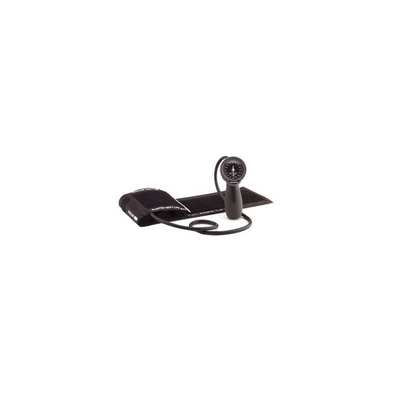 Sphygmomanometer Trigger Aneroid, with Gauge, Durable Two-Piece Cuff and Bladder, Gold Series DS66