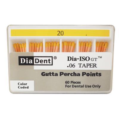 Dia-ISO GT™ Gutta Percha Points – 0.06 Taper, 60/Box