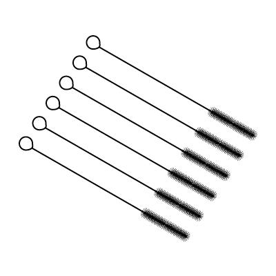HVE Valve Brushes – 6/Pkg
