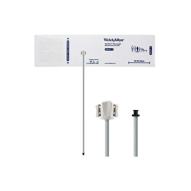 Flexiport® Blood Pressure Cuff, Soft, One Tube, with Tri-Purpose Connector, Disposable