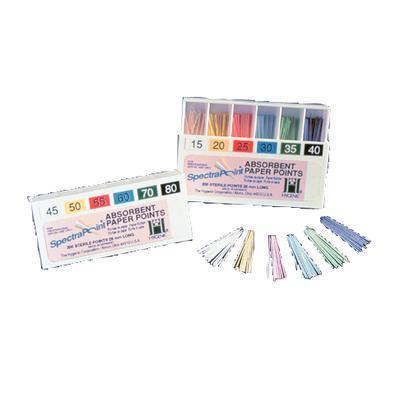 Hygenic® SpectraPoint® Paper Points – Color-Coded, Absorbent, Bulk Package