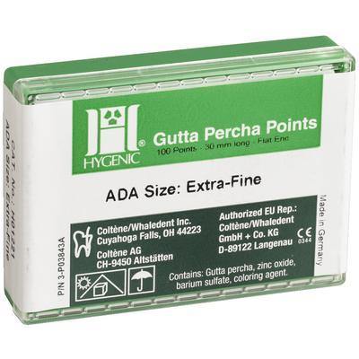 Hygenic® Gutta Percha Points – Auxiliary Size, ADA Specification 57
