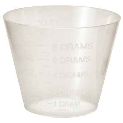 Measuring Cups, 30 ml Clear Polypropylene – 100/Pkg