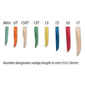 Sycamore Wood Wedges, 400/Pkg
