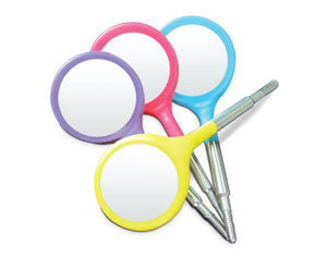 Crystal HD™ Double Sided Mouth Mirror Heads, 4/Pkg