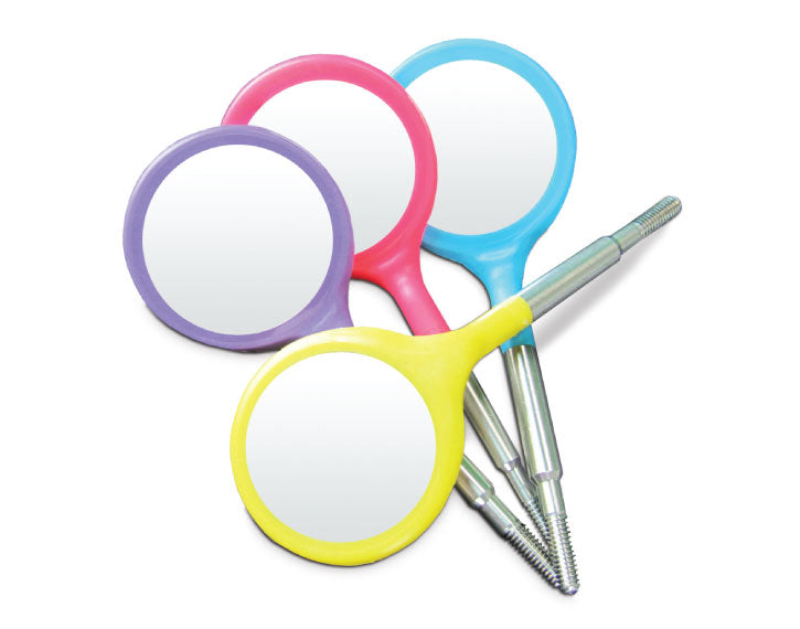 Crystal HD™ Double Sided Mouth Mirror Heads, 4/Pkg