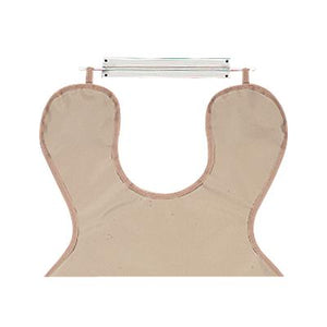 Standard Apron Hanger – White-Coated Stainless Steel, 15