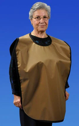 Cling Shield® Adult Deluxe ¾ Pano Dual Apron, No Collar