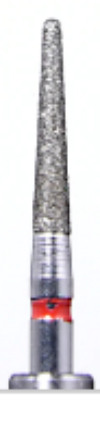 Diamond Bur, Round End Taper 10/pk
