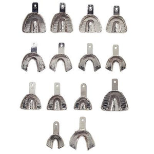 COE Impression Trays – Stainless Steel Individual Trays, Perforated