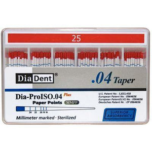 Dia-ProISO GT Paper Points – 0.04 Taper, Spillproof Packaging, 100/Pkg