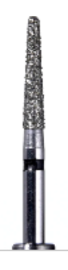 Diamond Bur, Round End Taper 10/pk