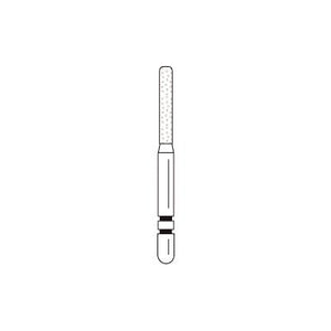 Two Striper® Diamond Burs – FG, Fine, Red, KS Cylinder Round End, 5/Pkg