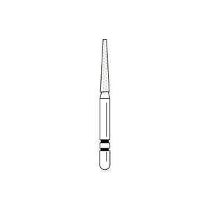 Two Striper® Diamond Burs – FG, Coarse, Green, Taper Flat End, 5/Pkg