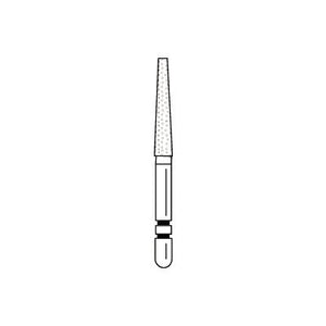Two Striper® Diamond Burs – FG, Coarse, Green, Taper Flat End, 5/Pkg