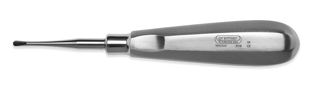 Surgical Elevators – # 301B Apical Blunt, Large Handle, Single End