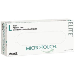 Micro-Touch® Elite® Exam Gloves – Polyvinyl Chloride, Powder Free, 100/Box