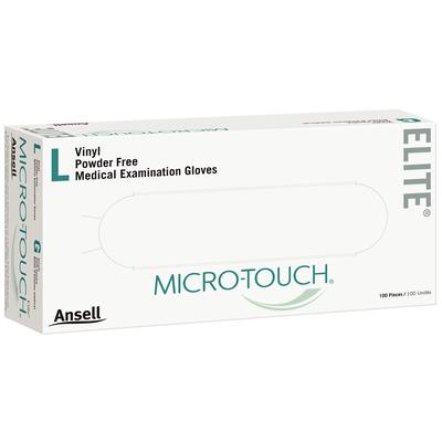 Micro-Touch® Elite® Exam Gloves – Polyvinyl Chloride, Powder Free, 100/Box