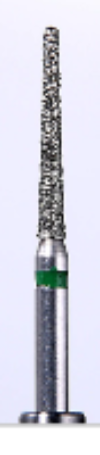 Diamond Bur, Round End Taper 10/pk