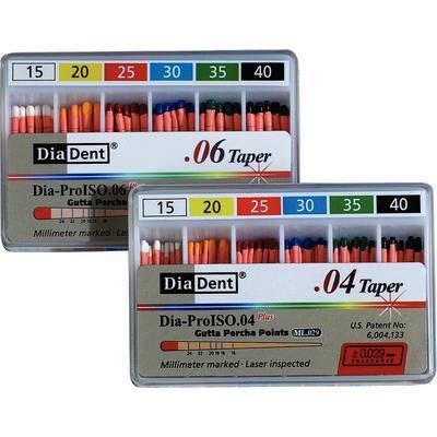 Dia-Pro ISO GT™ Taper Gutta Percha Points – MI.029, 60/Box