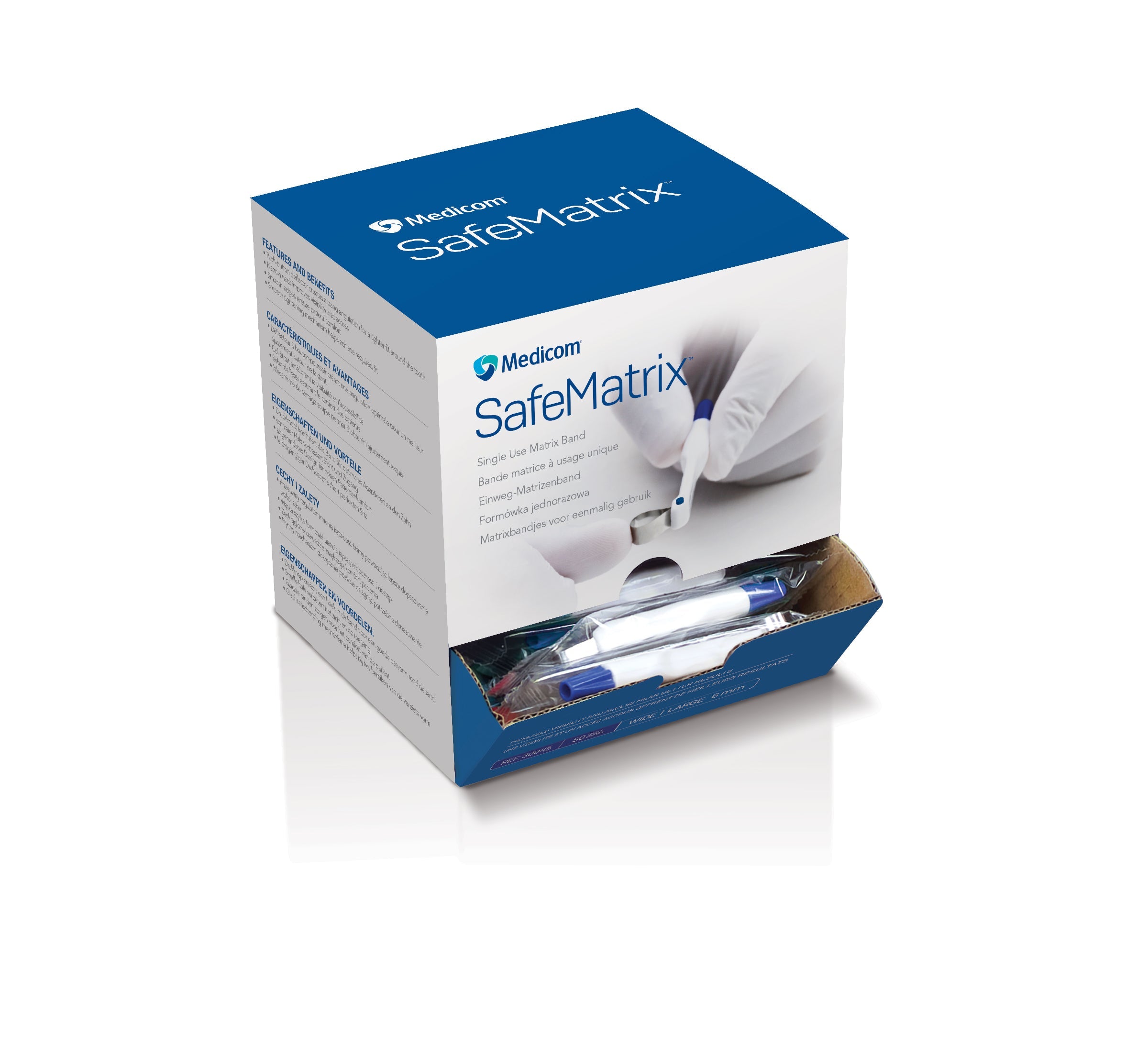 SafeMatrix Wide Matrix Bands, 50/Pkg