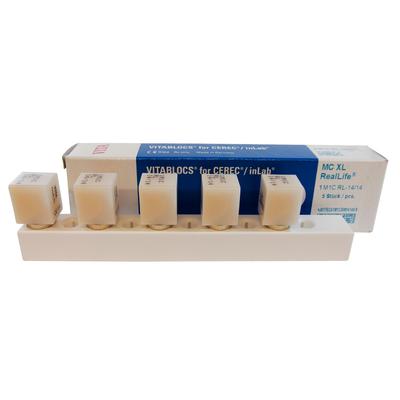 VITABLOCS® RealLife for CEREC® and inLab® MC XL – Size RL-14/14, 5/Pkg