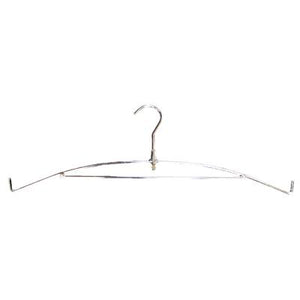 Deluxe Coat Panoramic Apron Hanger – Chrome-Coated Stainless Steel, 21