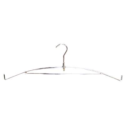 Deluxe Coat Panoramic Apron Hanger – Chrome-Coated Stainless Steel, 21