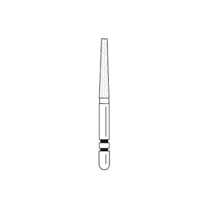Two Striper® Diamond Burs – FG, Coarse, Green, Taper Flat End, 5/Pkg