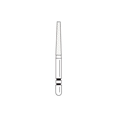 Two Striper® Diamond Burs – FG, Coarse, Green, Taper Flat End, 5/Pkg