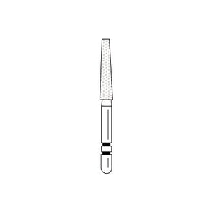 Two Striper® Diamond Burs – FG, Coarse, Green, Taper Flat End, 5/Pkg