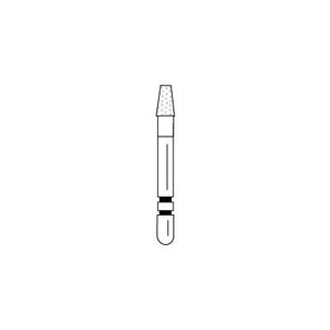 Two Striper® Diamond Burs – FG, Coarse, Green, Taper Flat End, 5/Pkg