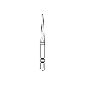 Two Striper® Diamond Burs – FG, Fine, Red, Taper Flat End, 5/Pkg