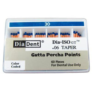 Dia-ISO GT™ Gutta Percha Points – 0.06 Taper, 60/Box
