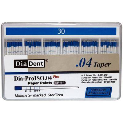 Dia-ProISO GT Paper Points – 0.04 Taper, Spillproof Packaging, 100/Pkg