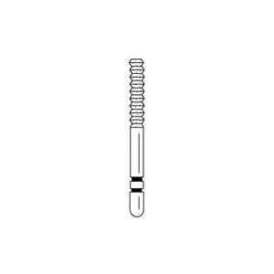 Two Striper® FG Crown Cut™ Diamond Burs – FG, Coarse, Green, 5/Pkg